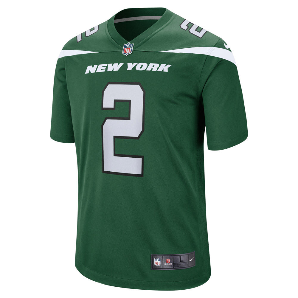 Youth New York Jets Zach Wilson Game Jersey Gotham Green